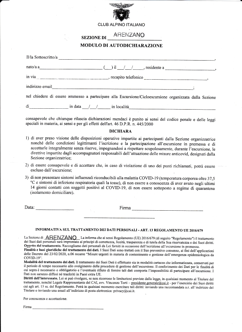 nuova ridotta covid